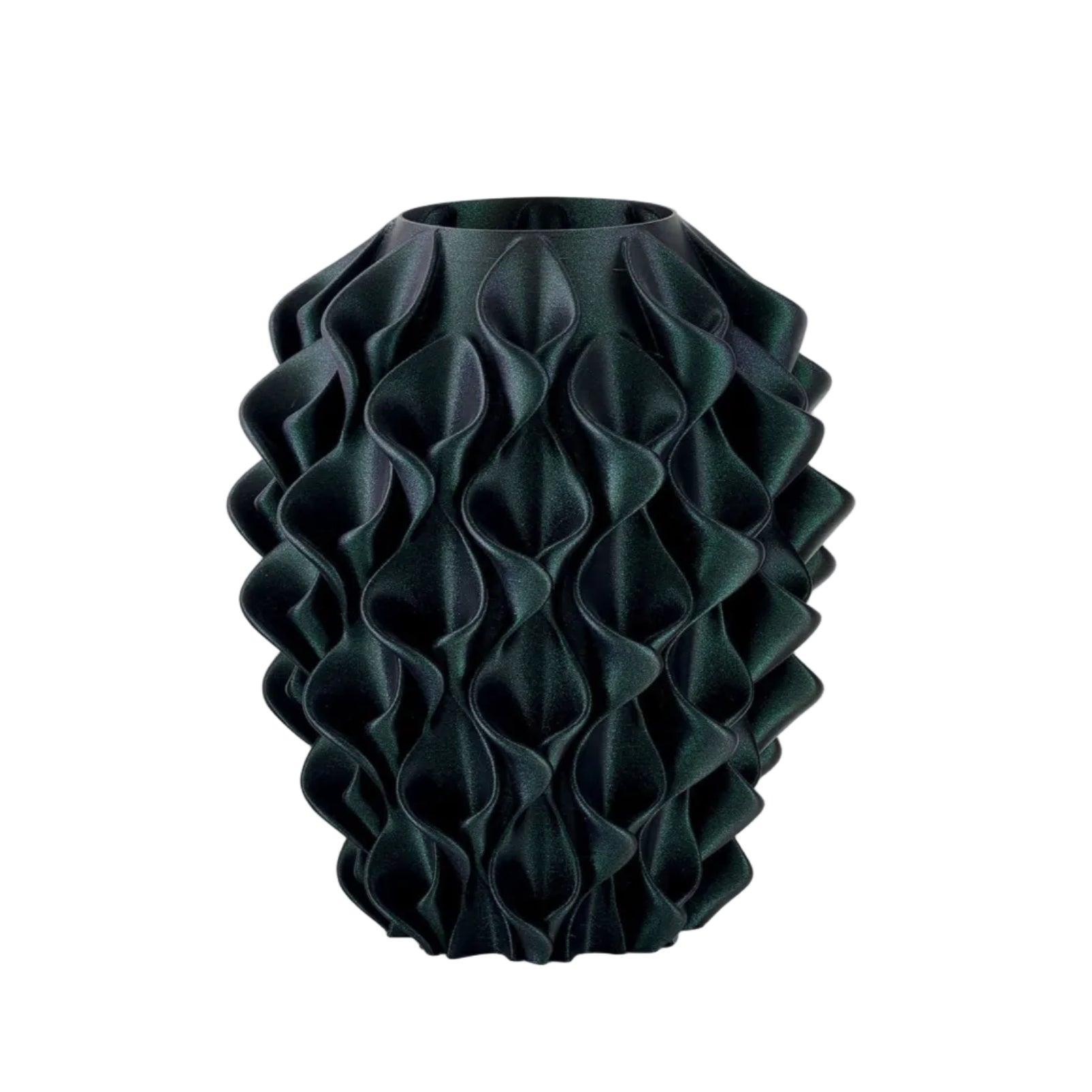 Vaso Fiore Verde Glitter