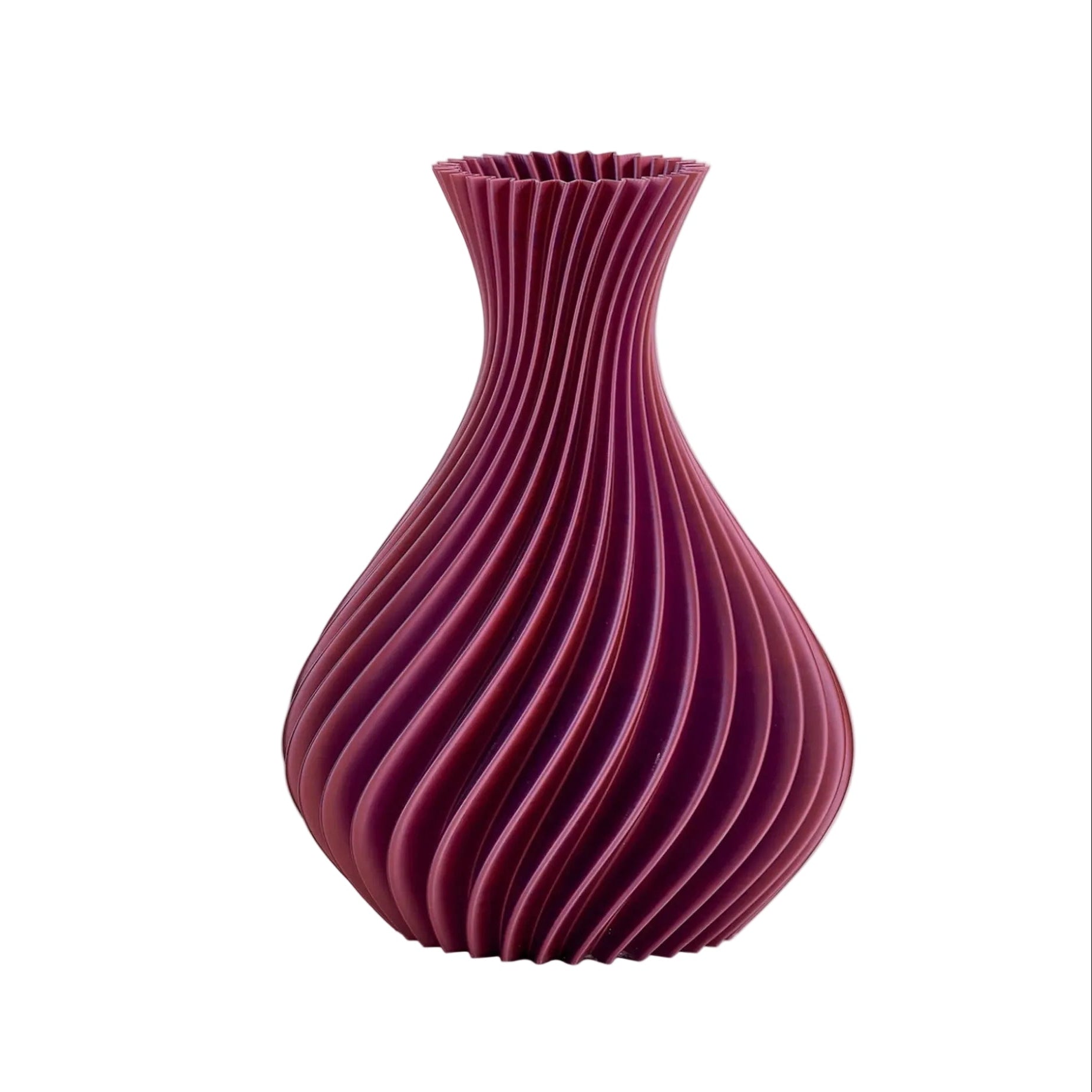 Vaso Spirale Viola Bicolor