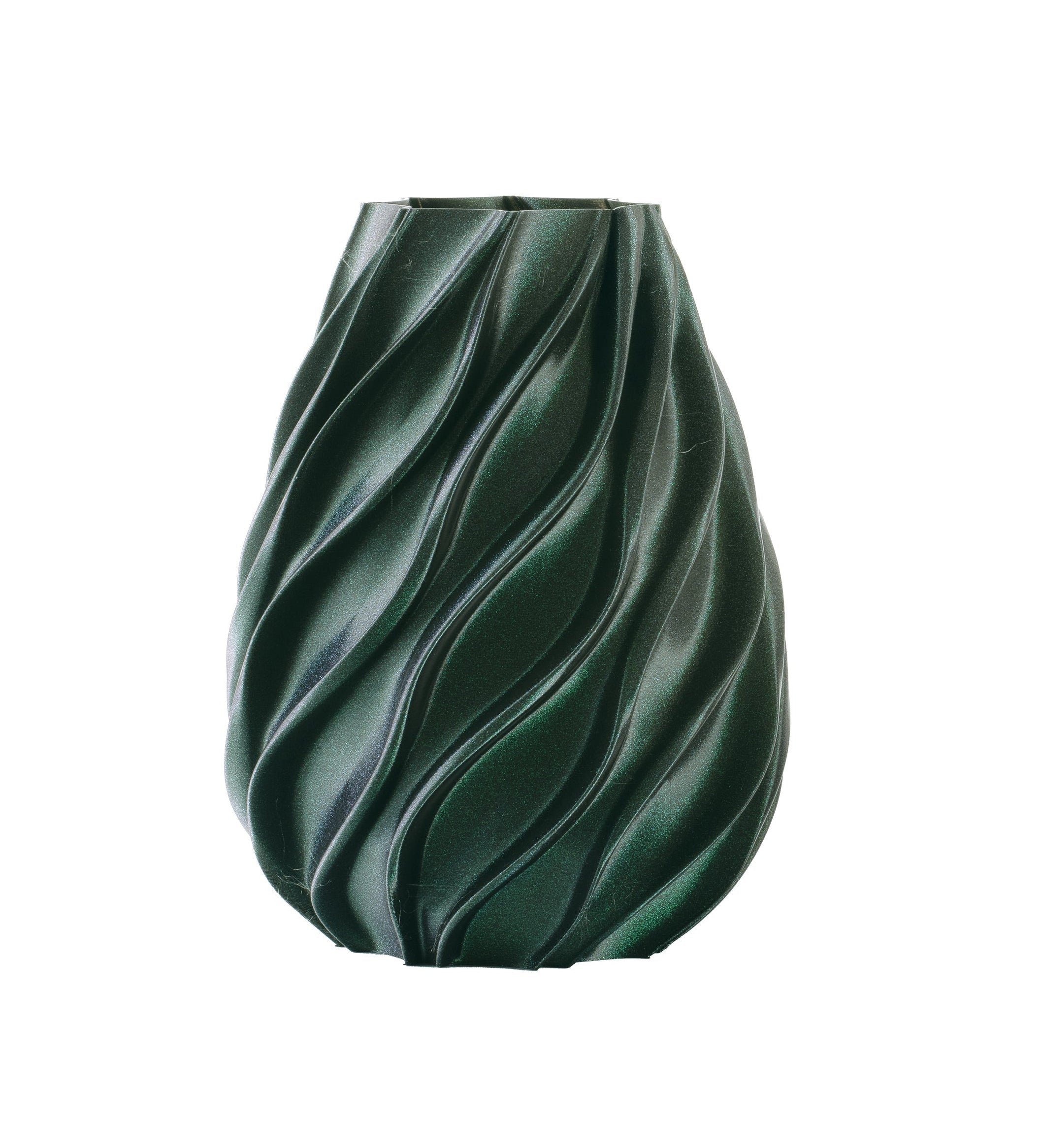 Vaso Twist Verde Glitter