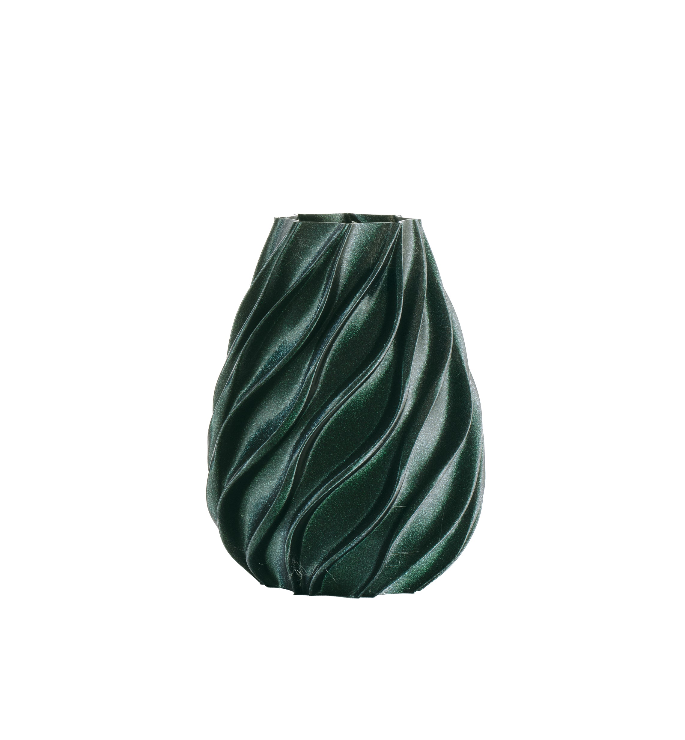 Vaso Twist Verde Glitter