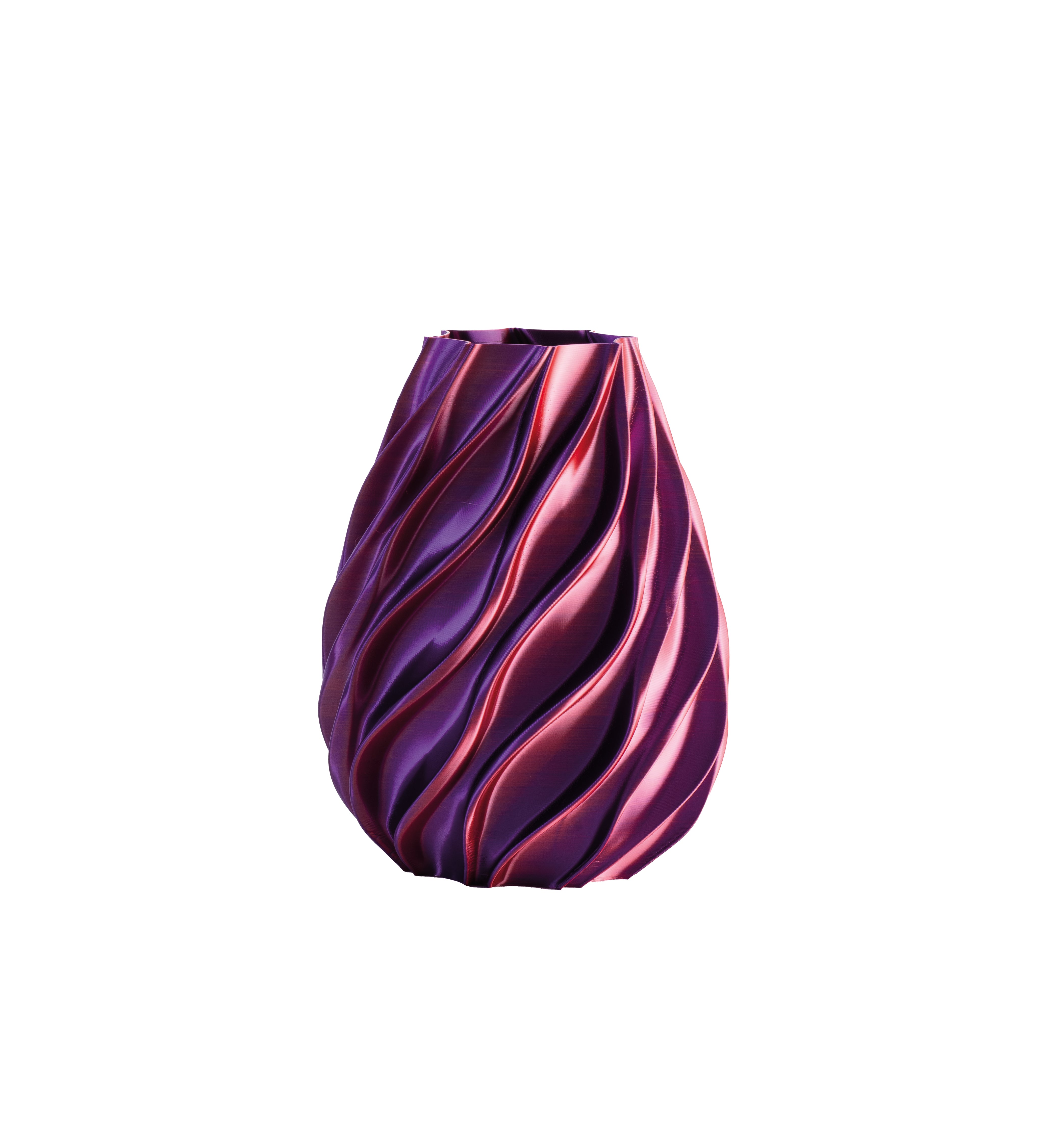 Vaso Twist Viola Bicolor