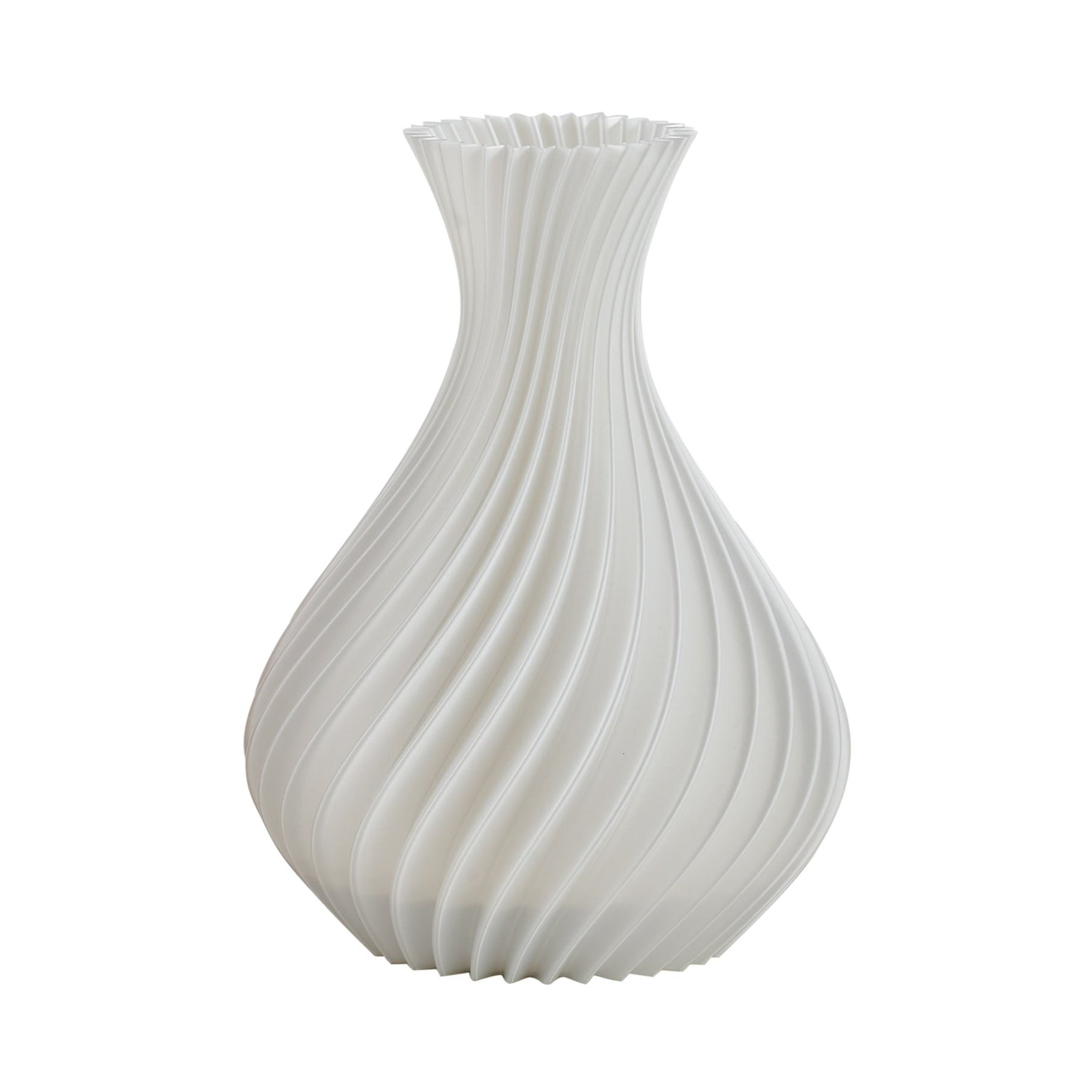 Vaso Spirale Bianco