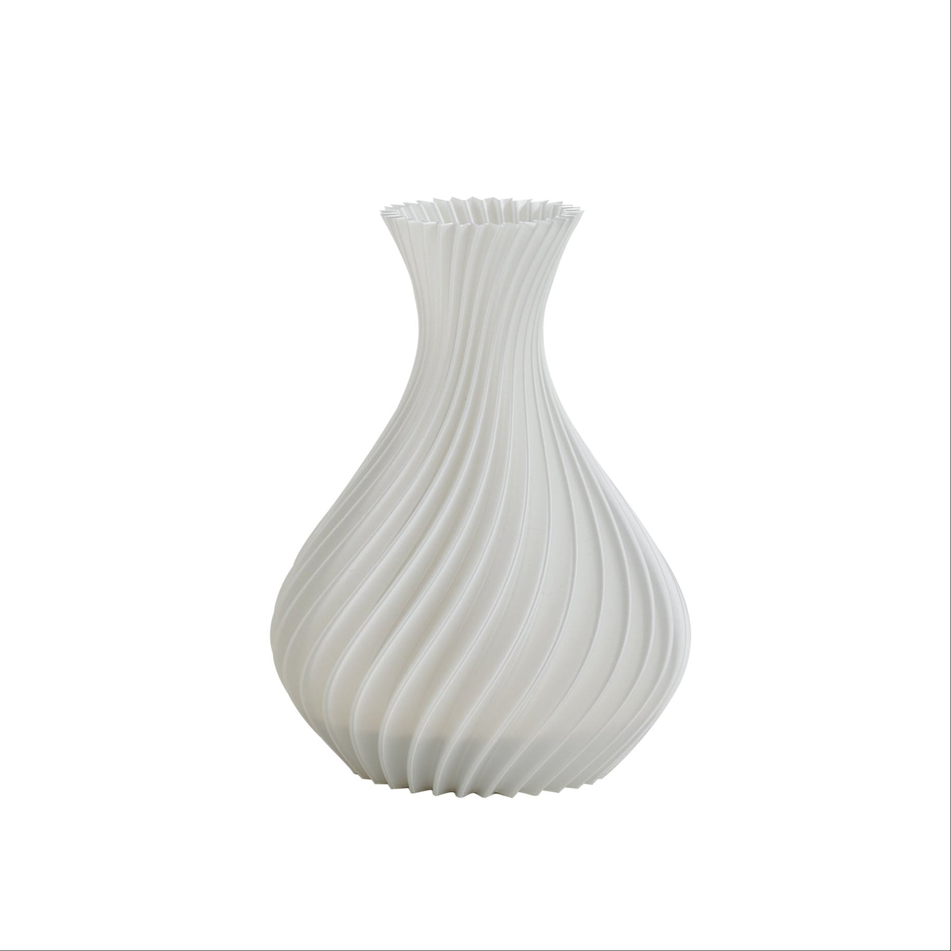 Vaso Spirale Bianco