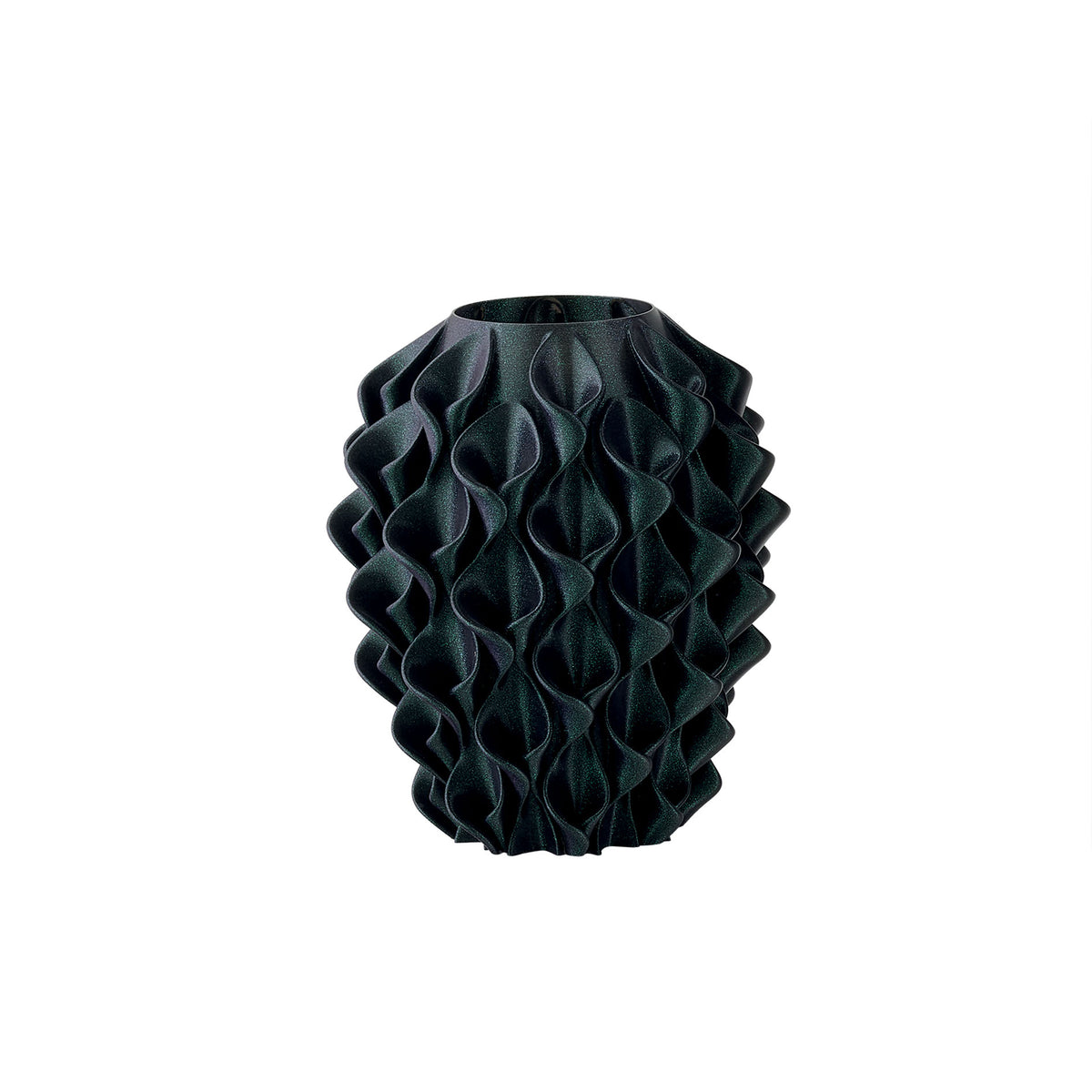 Vaso Fiore Verde Glitter