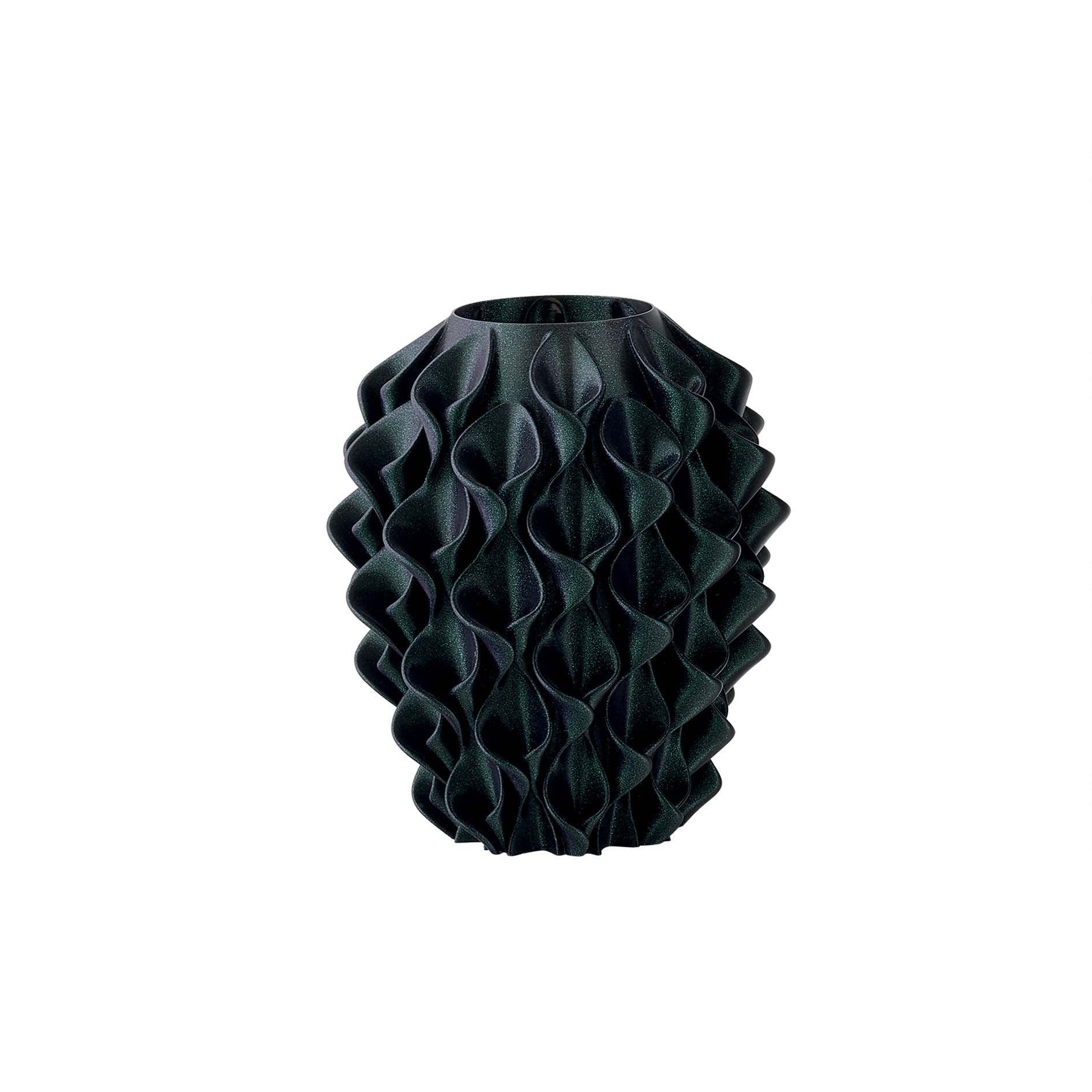Vaso Fiore Verde Glitter