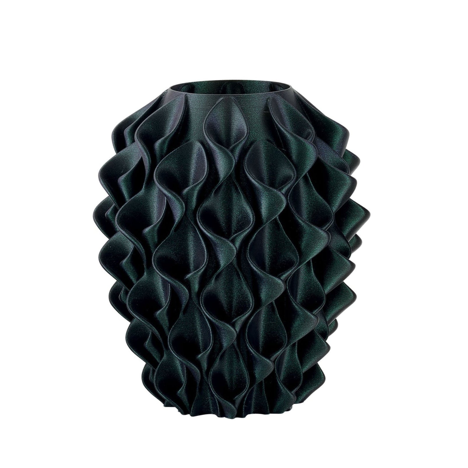 Vaso Fiore Verde Glitter