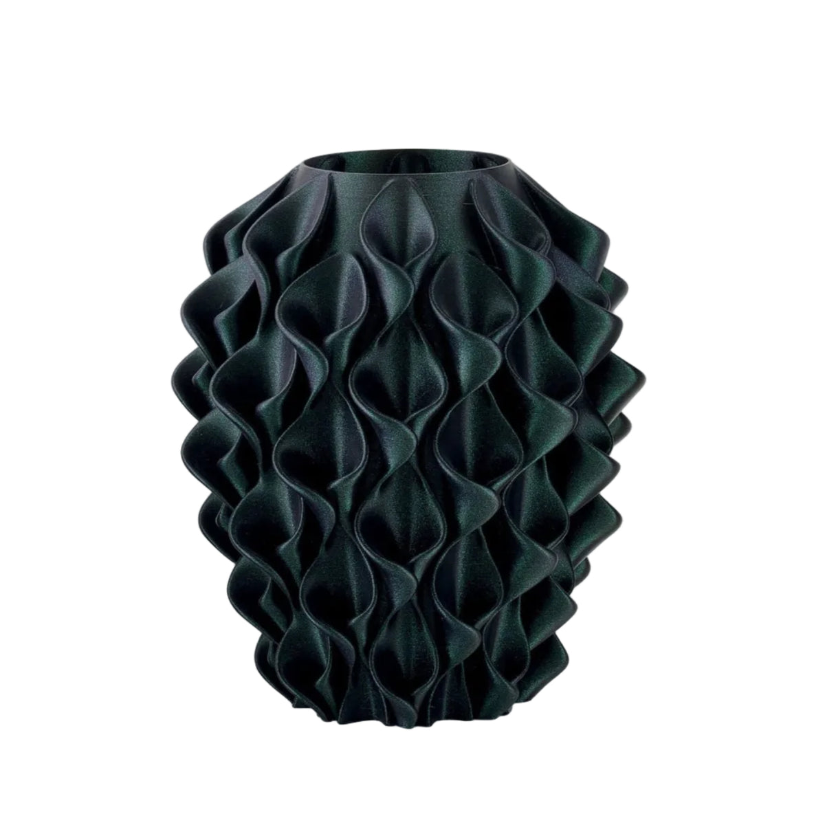 Vaso Fiore Verde Glitter