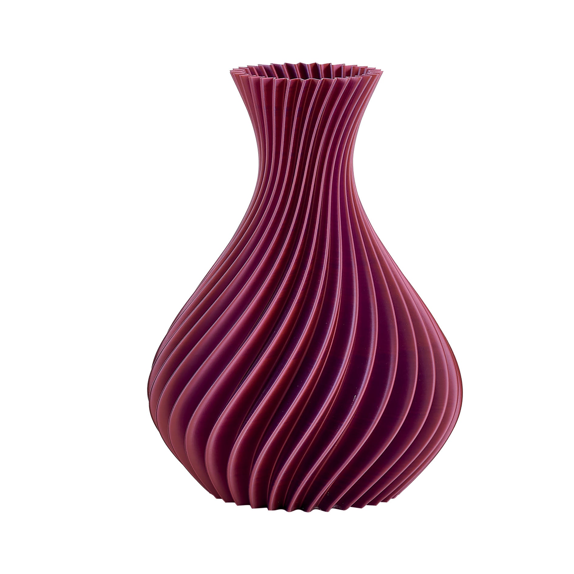 Vaso Spirale Viola Bicolor