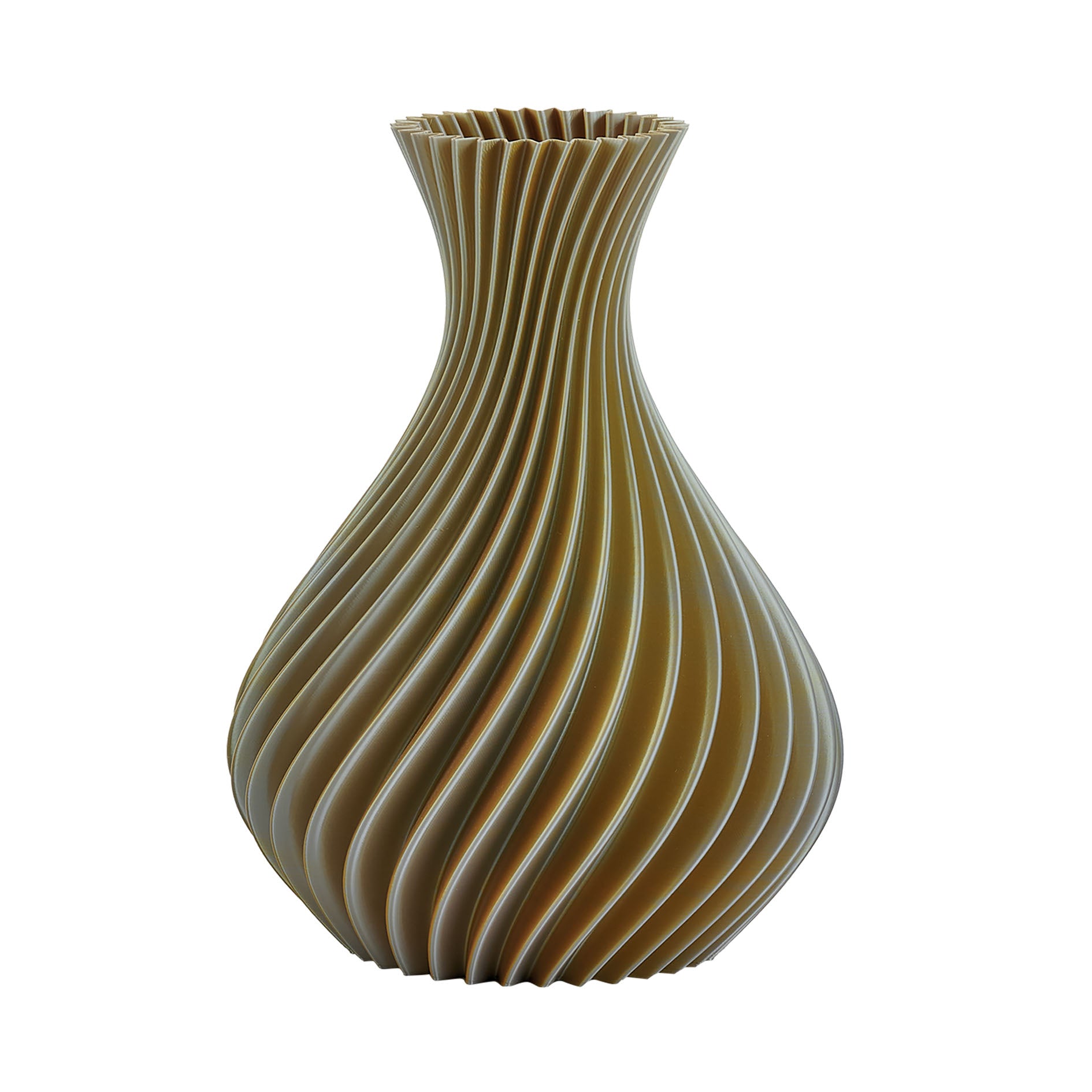 Vaso Spirale Oro Silver