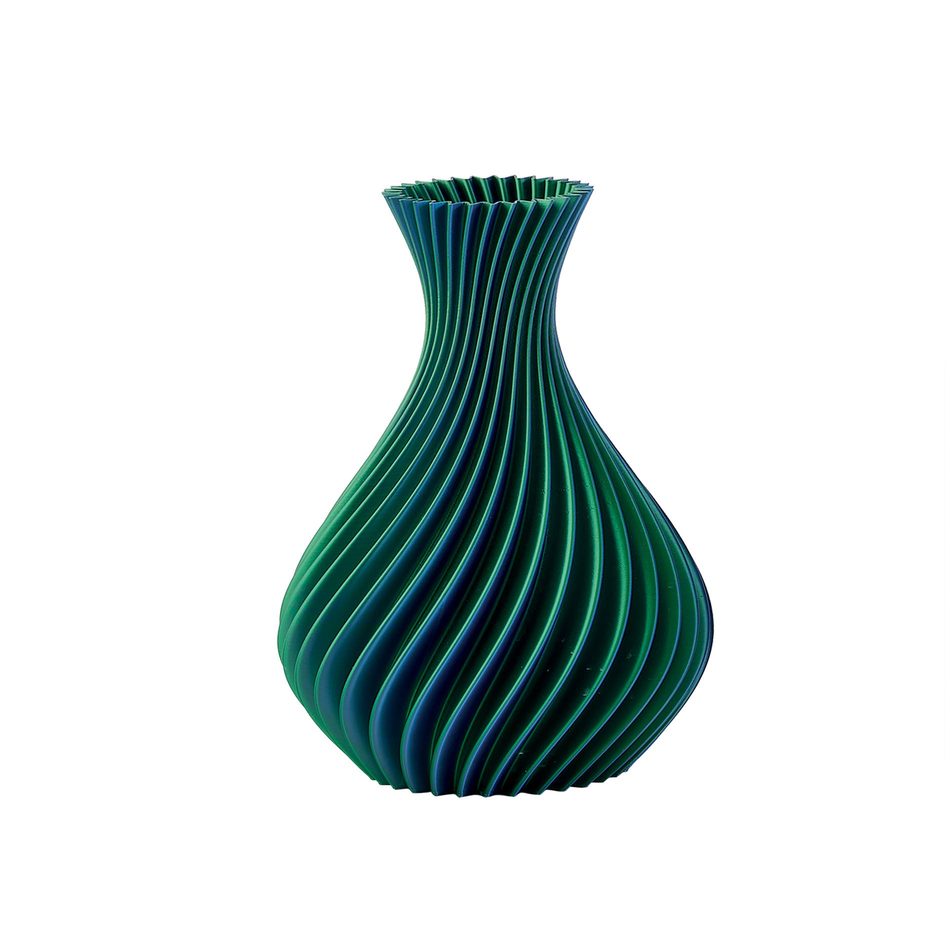 Vaso Spirale Smeraldo