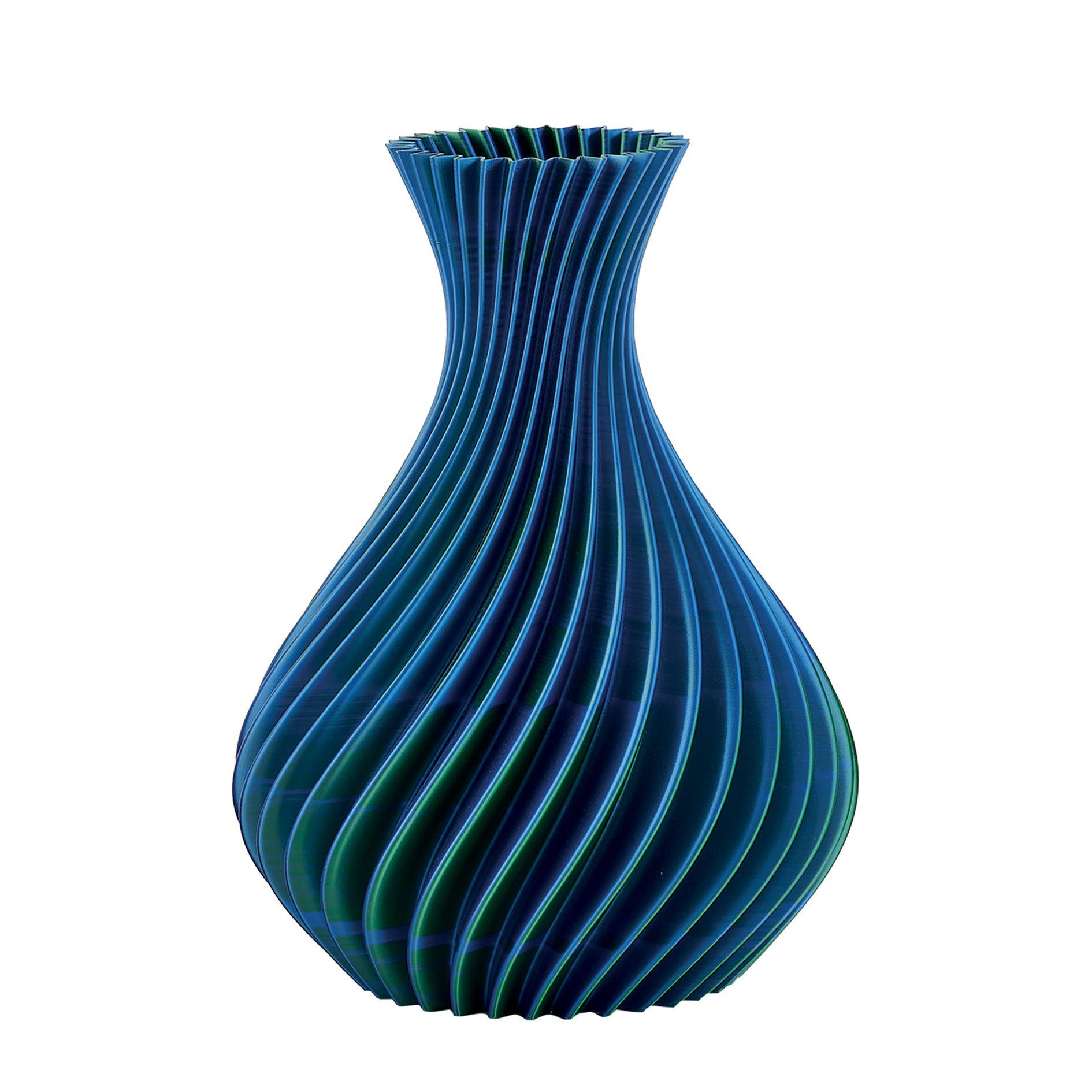 Vaso Spirale Smeraldo