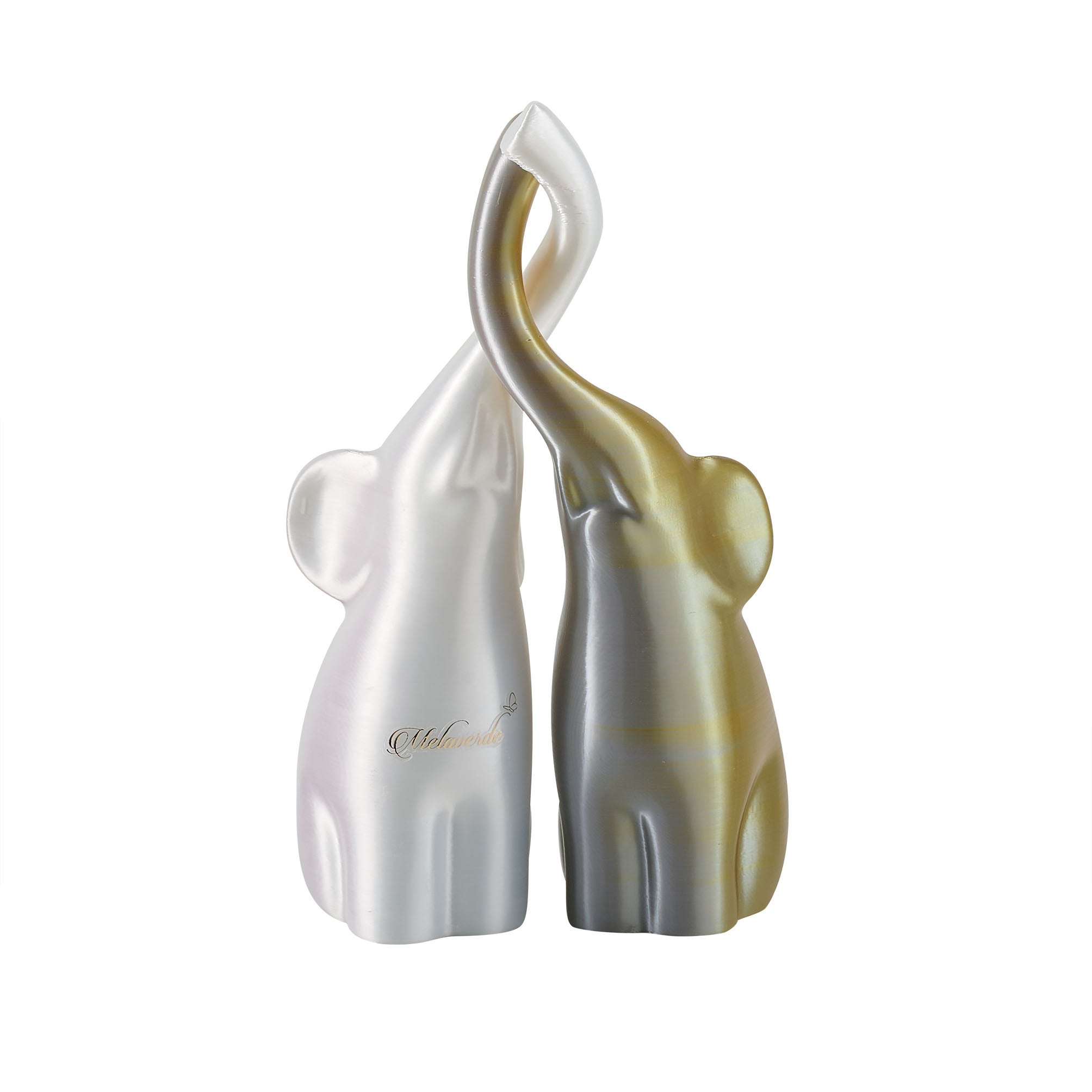 Elefanti Intrecciati Oro Silver