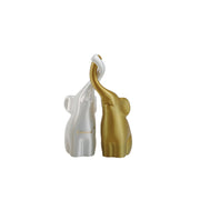Elefanti Intrecciati Oro Silver