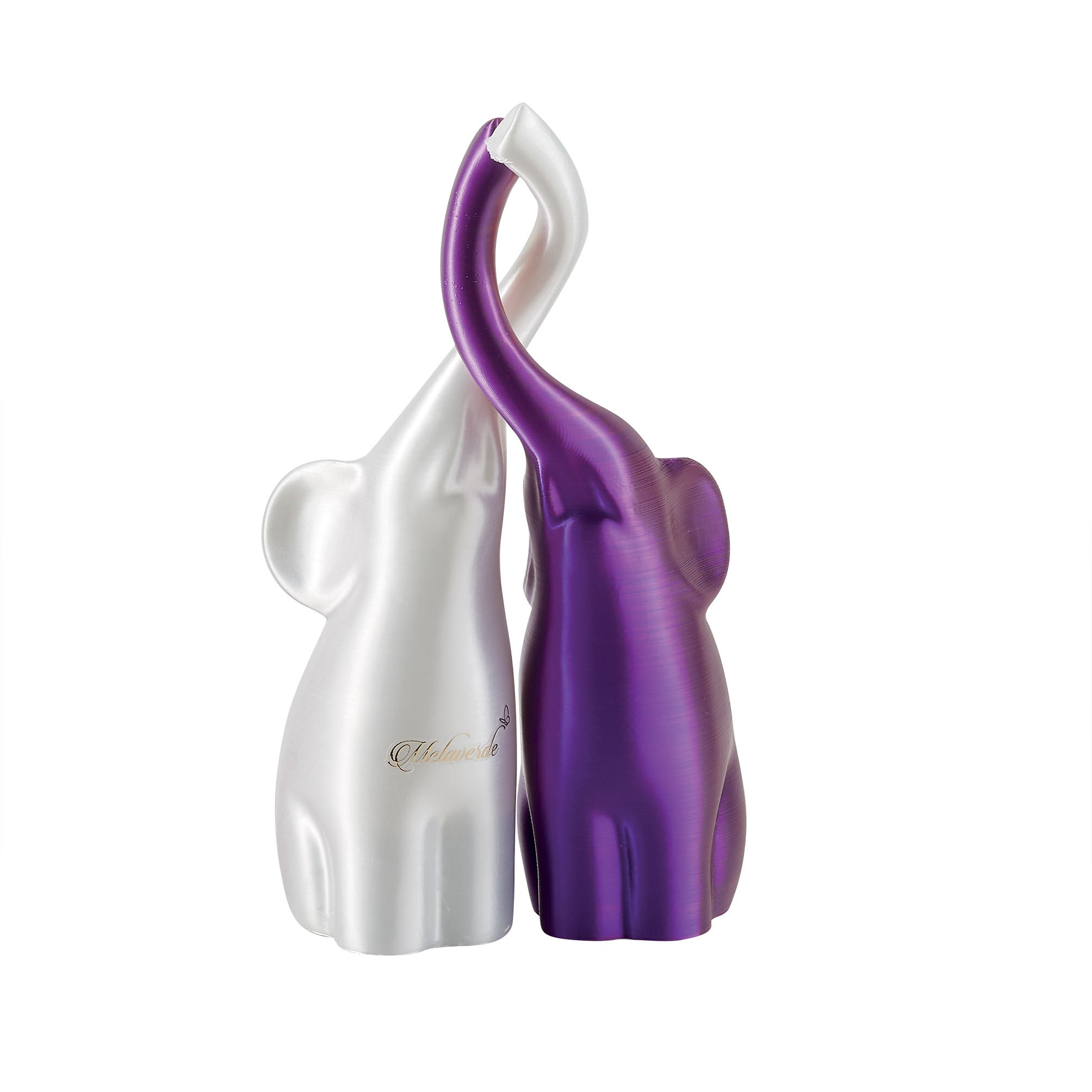 Elefanti Intrecciati Viola Bicolor