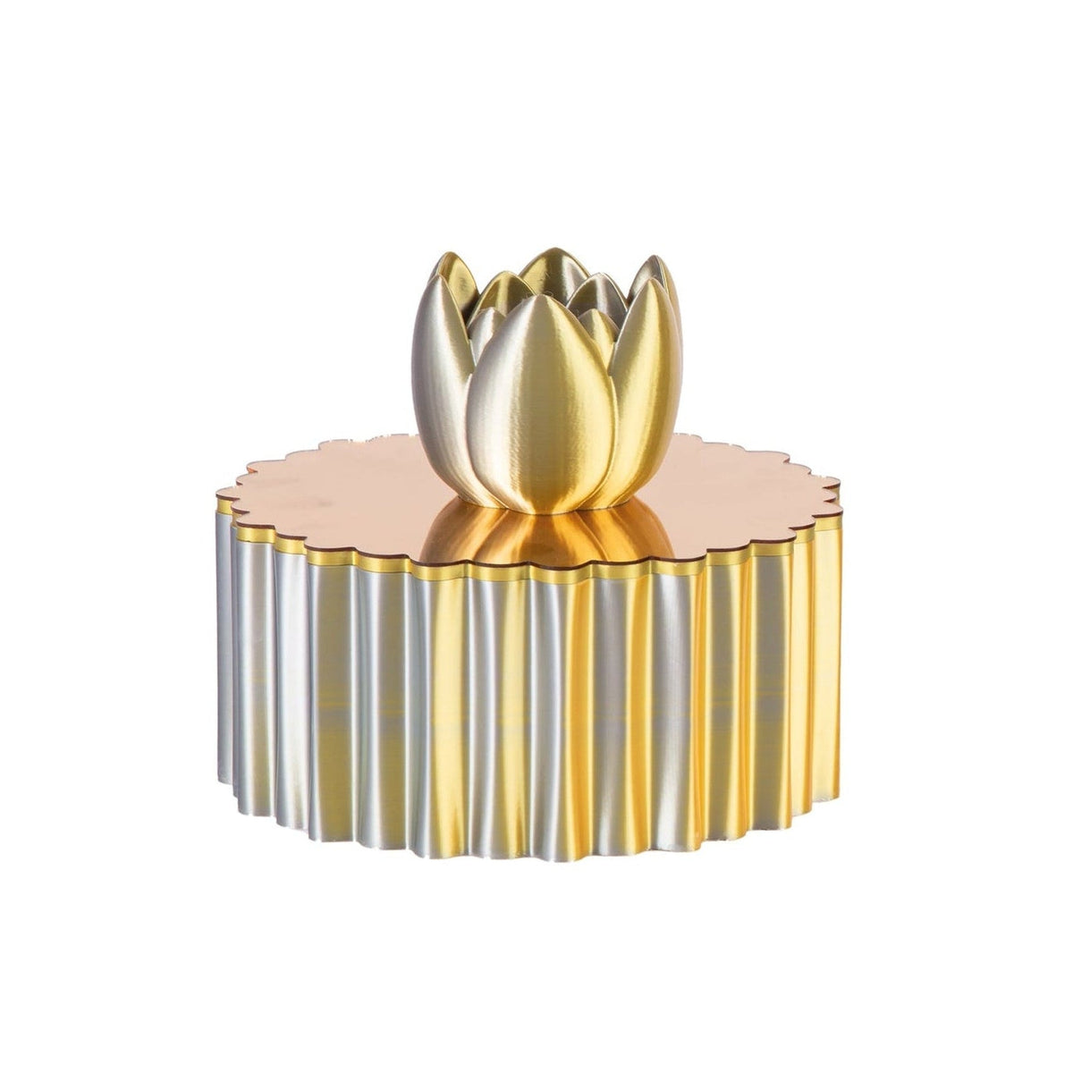 Portagioie Tulip Oro Silver