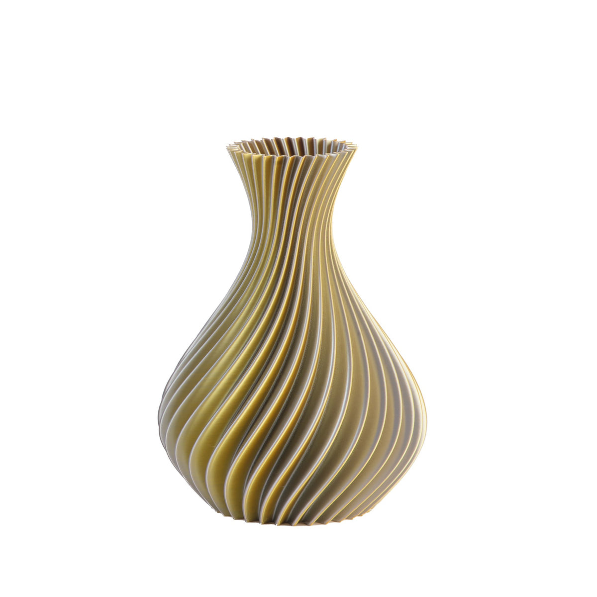 Vaso Spirale Oro Silver