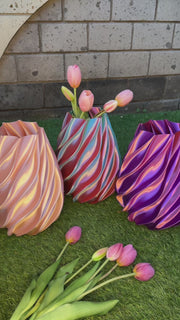 Vaso Twist Bordeaux